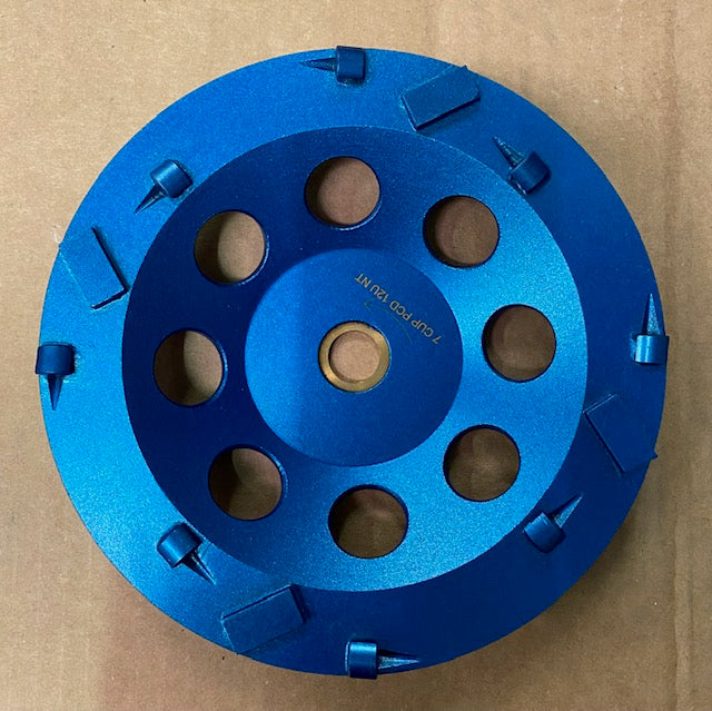 PCD Cup Wheel 8 Seg 7 Inch