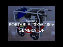Load and play video in Gallery viewer, Makinex 23kW 480V Portable Generator
